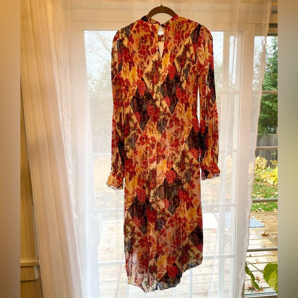 Anthropologie Multicolor Floral Dress